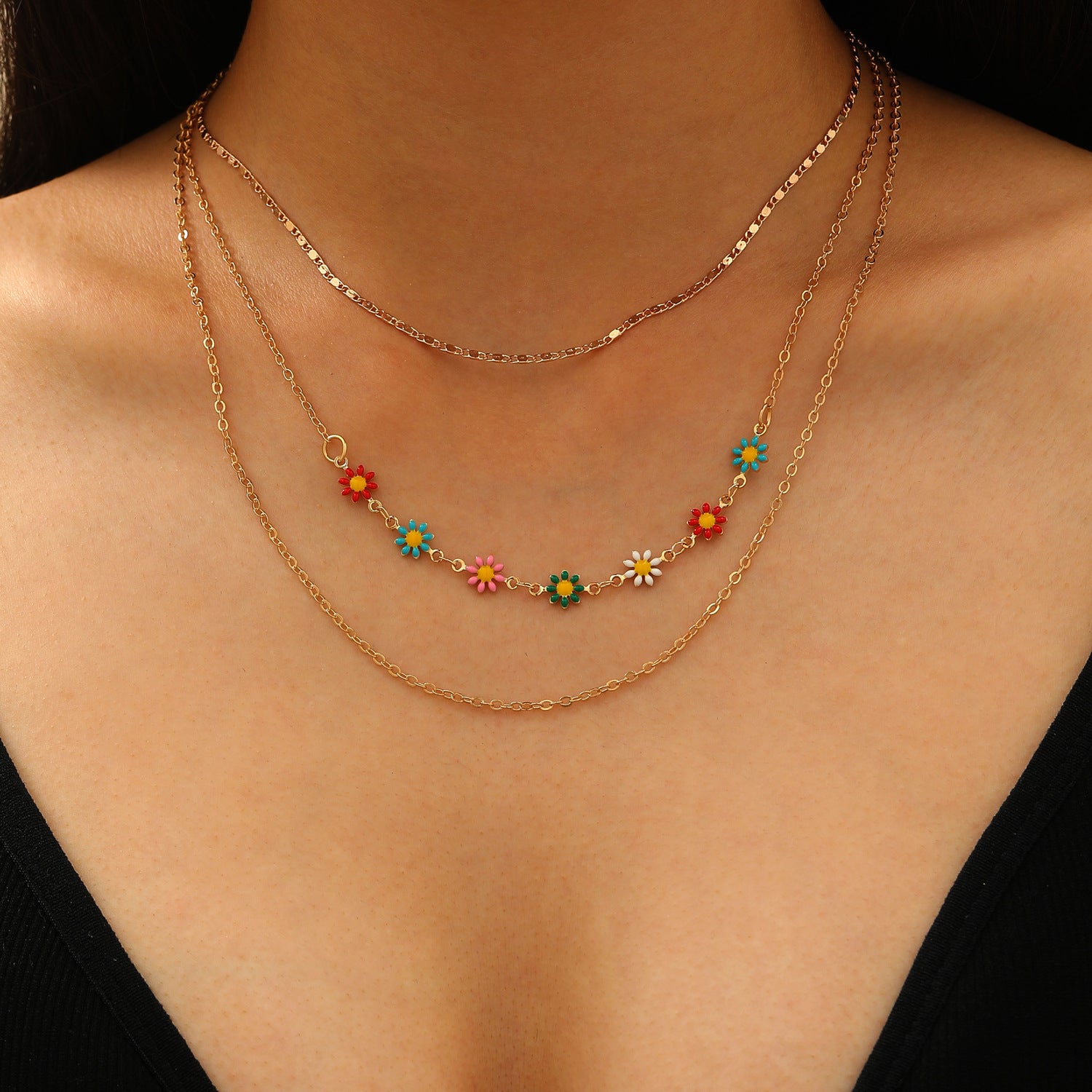 Wholesale Fresh  Flower Necklace